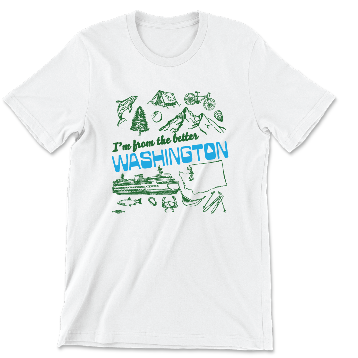 Better Washington (White Unisex Tee)