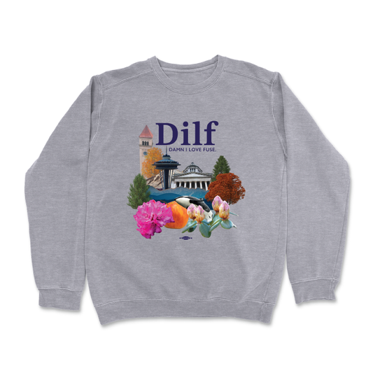 Dilf (Dark Ash Crewneck Sweater)