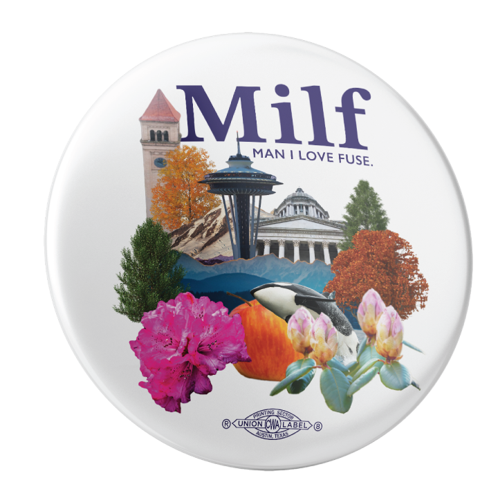 Dilf/Milf Combo (2.25" Pin-Back Buttons -- Pack Of Two!)