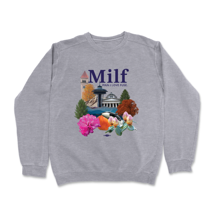 Milf (Dark Ash Crewneck Sweater)