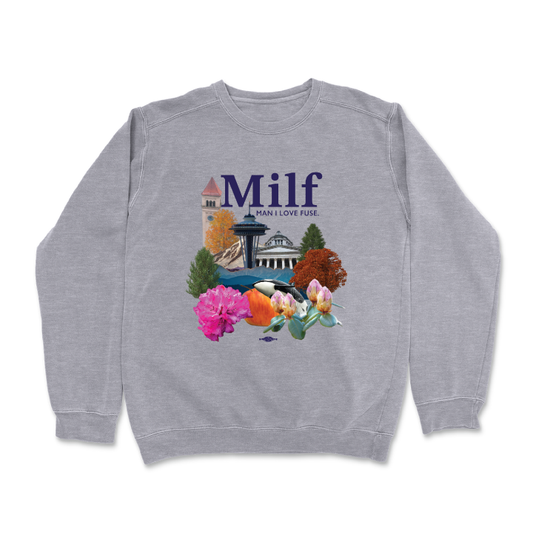 Milf (Dark Ash Crewneck Sweater)