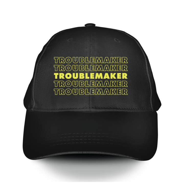 Troublemaker (Black Baseball Cap)