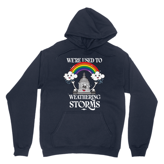 Weathering Storms (Navy Pullover Hoodie)