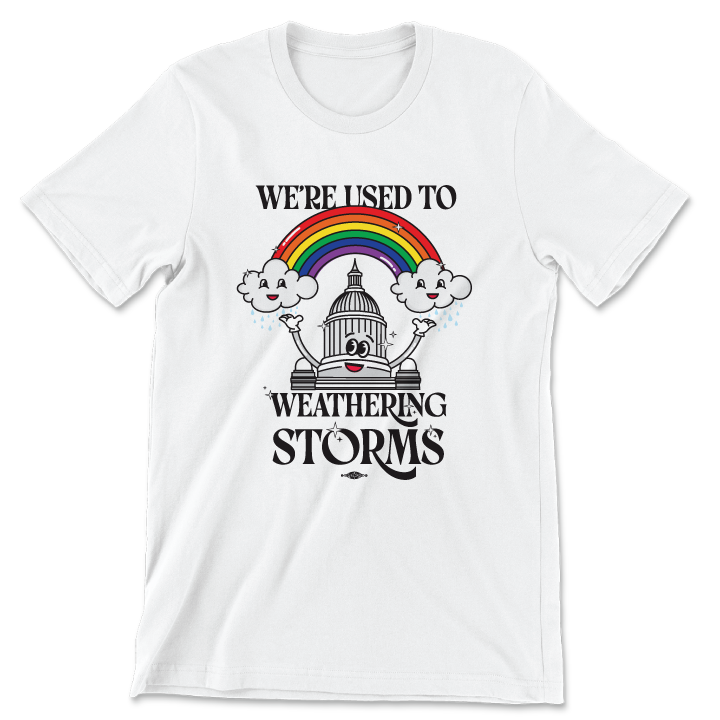 Weathering Storms (White Unisex Tee)