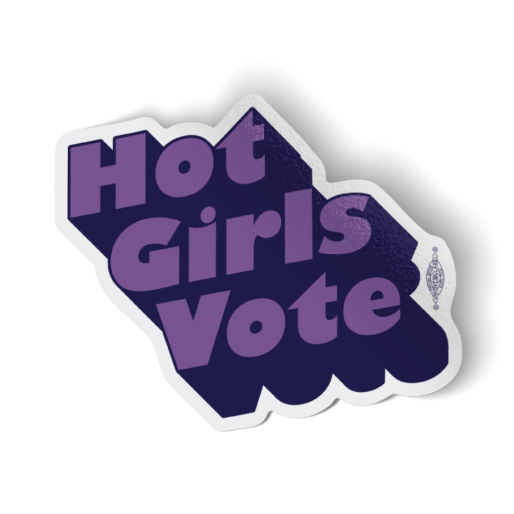 Hot Girls/PVG Voter Combo (Vinyl Stickers -- Pack of Two!)