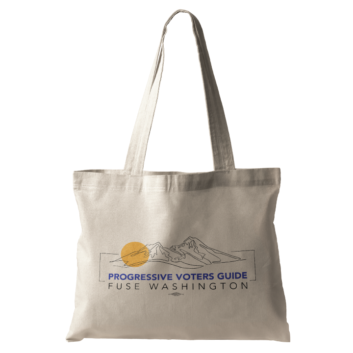 Progressive Voters Guide (Natural Canvas Tote)