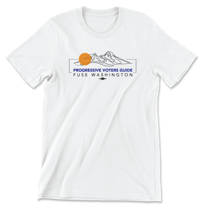 Progressive Voters Guide (White Unisex Tee)